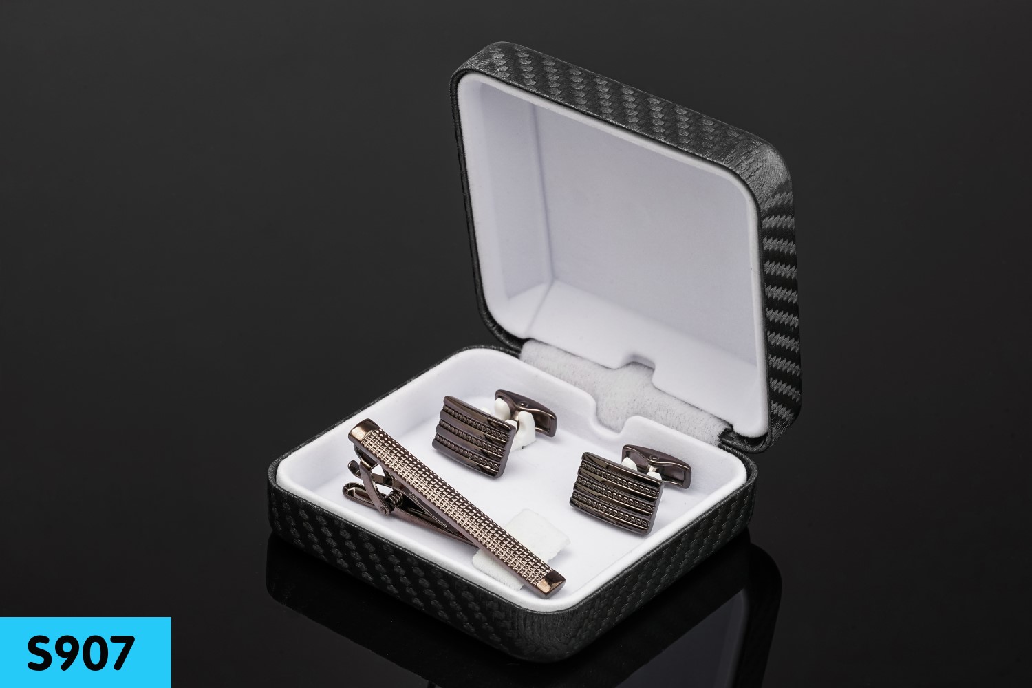 Bộ Cufflink khuy măng set- Tie Clip S907